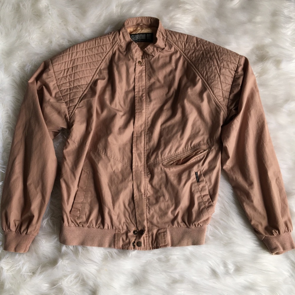 Vintage Dusty Pink Generation One Bomber Jacket XL
